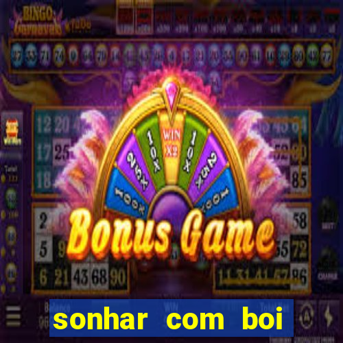 sonhar com boi branco jogo do bicho